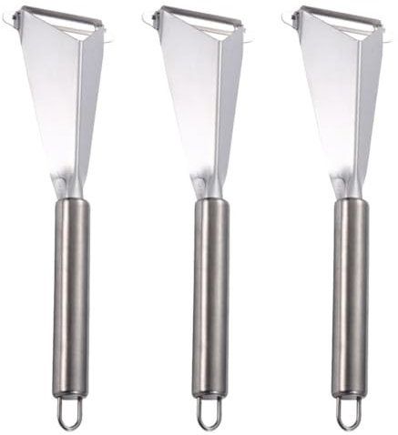 VICASKY 3pezzi Per Intaglio Frutta in Acciaio Utensili Da Cucina Per Intagliare Frutta Taglierine Gancio Per Appendere