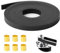2M Correa Dentada GT2 para Impresora Ender 3/V2/Pro/5, CR-10 Series, Correas de Distribución Abierta Goma Paso 2 mm Ancho 6 mm con 6 Fundas de Cobre, Timing Belt para Impresoras 3D