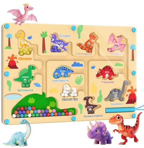 Juego magnético para niños, Laberinto Magnetico, Tableros de Clasificación de Los Rompecabezas de Cuenta Que Aprenden del Color Que EmparejanJuego Educativo Regalos para Niños (1)
