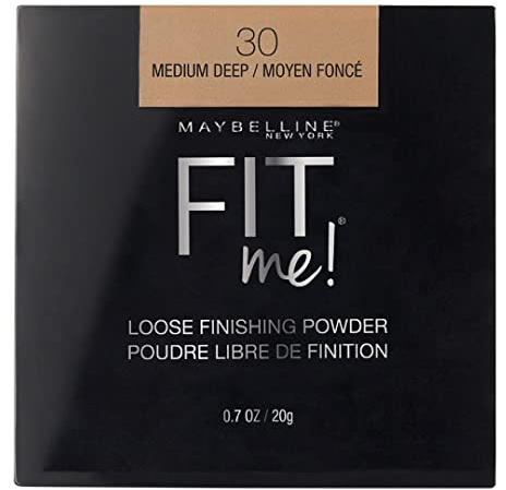 Maybelline New York Fit Me Loose Finishing Powder, Medium Deep, 0.7 Ounce