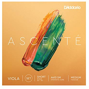 D'Addario Ascenté Viola String Set, Short Scale, Medium Tension