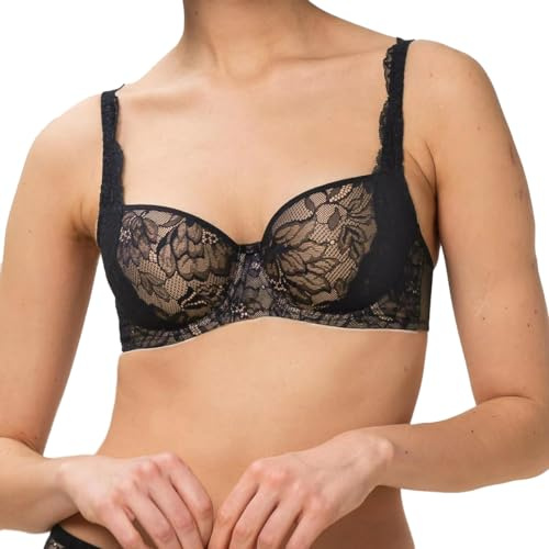 Triumph Donna Amourette Charm WHP02, Wired Padded Bra, BLACK, 2B