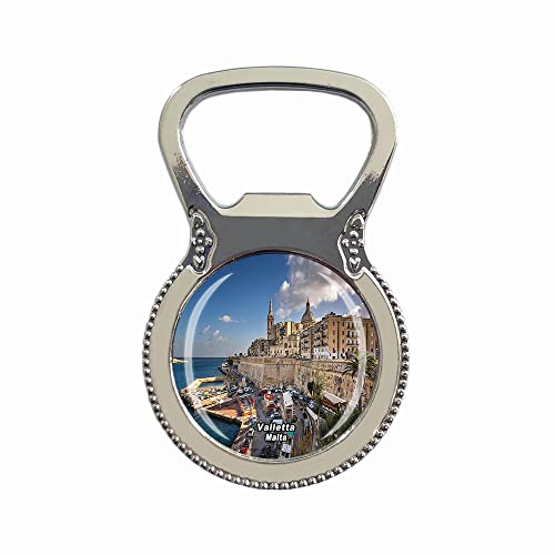 Valletta Malta - Apribottiglie per frigorifero, souvenir turistici, collezione regalo per frigorifero