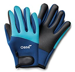 Oase Neopren Teichhandschuhe, erleichtert Arbeiten an Pflanzen und Teichtechnik, zuverlässiger Schutz gegen kalte und nasse Hände, passgenaue Damen- und Herrengrößen