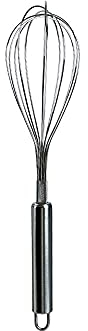 DELURA ddq Wisk 1-teiliger Edelstahl-Schneebesen, manueller Haushalts-Butter-Eiweiß, Kleiner Rührstab for Backen von Mehl, Küchen-Backwerkzeug-Rührwerk