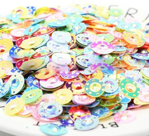 10x13mm Copriuovo Paillettes Accessori per abbigliamento Borsa Materiali decorativi Paillettes Articoli per feste Paillettes-Mix