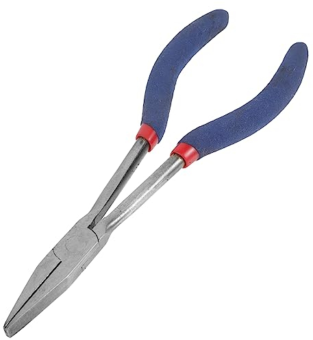 Operitacx Flachzange für Schmuckherstellung aus Metall und Kohlenstoffstahl 6 Zoll Flexibel und Handlich für Bastelarbeiten und Schwer Zugängliche Stellen