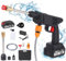 Idropulitrice a Batteria, Pulitore ad Alta Pressione Senza Fili con 6 in 1 Ugello, 21V Idropulitrice Senza Fili con 2 Batteria 12000 mAh, 5m Tubo per Auto Moto Pulire Giardino Terrazza Irrigazione