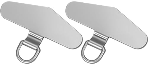 TENOC Metal Phone Tether Tab, Metal Phone Patch, Universal Cellphone Lanyard Pad Compatible for Most Full Phone Cases