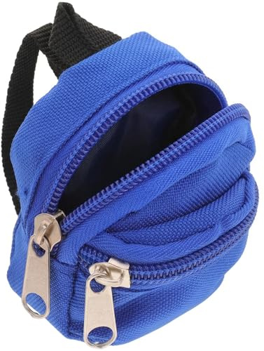 HEMOTON Mochila de Tela para Muñecas, Mini Bolso Escolar Decorativo, Disfraz Ornamento y Juguete