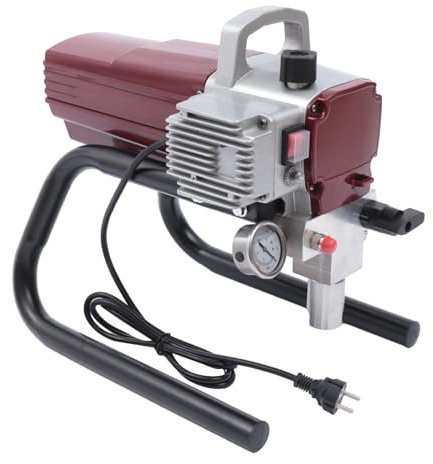 Donened - Pulverizador de pintura sin aire, flujo máximo 1,8 l/min, pulverizador profesional de alta presión sin aire, pulverizador eléctrico de pintura de 1800 W, herramienta de pintura multiusos
