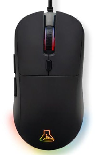The G-Lab – Kult Cobalt - Souris Gamer Filaire USB - Capteur Ultra Réactif jusqu'à 12800 DPI, Légère, 6 Boutons, RGB Ajustable - Souris Gaming 100% Personnalisable - PC/PS4/PS5/Xbox - New