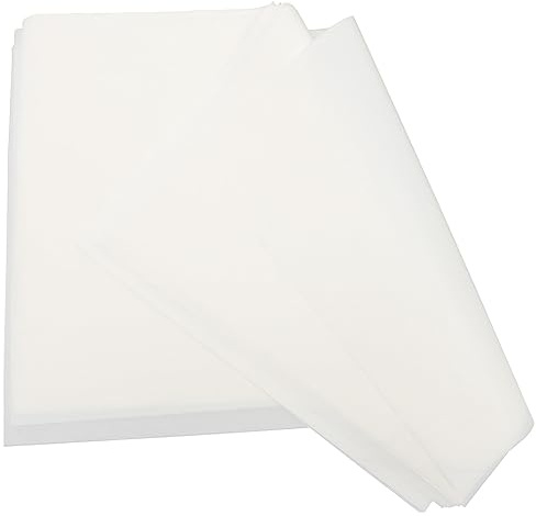 BESTYASH 50pièces Papier Sulfurisé Pour Barbecue Papier Blanc Résistant à Huile Eau Pour Alimentaire