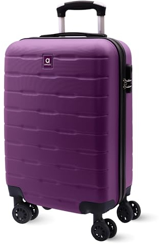 AMICHI - Trolley bagaglio a mano 55x40x20 | Valigia Bagaglio a mano Ryanair | Valigia Media Rigida | Trolley Cabina