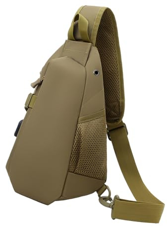 Javoryxh Chest Bag With Adjustable Strap Small Crossbody Travel Slings Backpack Daypacks For Sport Running Hiking Small Crossbody Chest Daypacks Slings Shoulder For Man