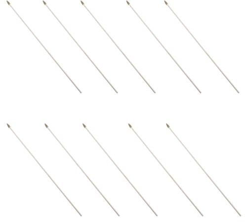 Gadpiparty 10 pezzi Bastoni in Legno per Bandiere Aste Portabandiera Resistenti e Leggere Supporto Stabile per Bandiere Nazionali e Eventi Patriottici Accessori per Esposizione Facile e