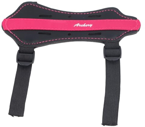 Tbest Barn Bågskytte Armskydd PU-läder 4 Mm Förtjockat Andningsbart Justerbart Underarmsskydd med Håldesign för Utomhusskytteträning