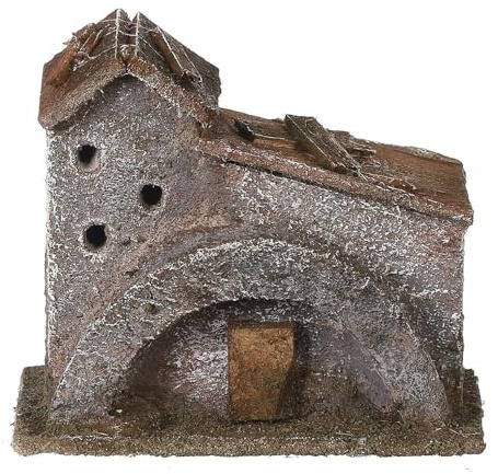 Holyart Casetta Arco Porta 10x10x5 presepe 3 cm
