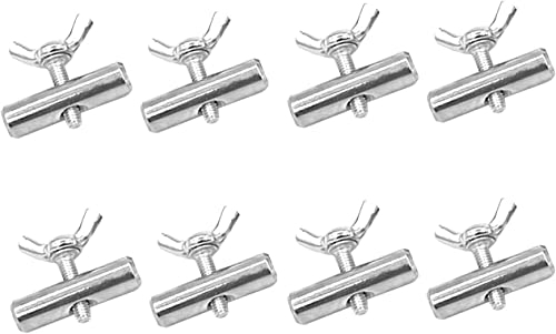 Etomvoop 8 Stück Markisen Schienenstopper 8 mm Stopper für Kederschiene für Wohnwagen Wohnmobil Camping Zelt Ausrüstung Markisen Zubehör, 304 Edelstahl