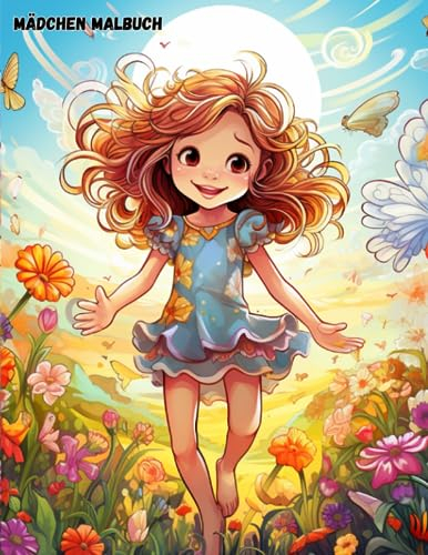 Mädchen Malbuch: Das Malbuch Für Mädchen: 20 schöne Motive mit Einhörner - Meerjungfrauen - Elfen - Feen zum Ausmalen und genießen | für Kinder von 4 bis 12 Jahren