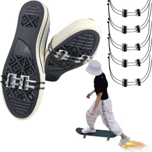 Lot de 5 patins à friction pour vélo, moto, vélo, nouveaux accessoires de skateboard, étincelles de frein à pied, curseur de pression pour pied (5 pièces)