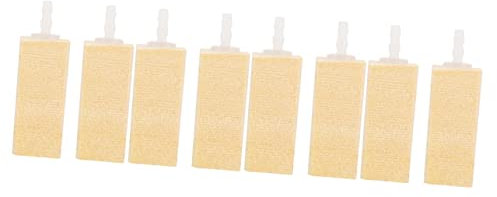 Parliky 8pcs Wooden Bubble Stone for Protein Skimmer Lightweight Air Stone Diffuser for Aquariums Promotes Healthy Fish Plant Growth Compact Design for Fish Tanks