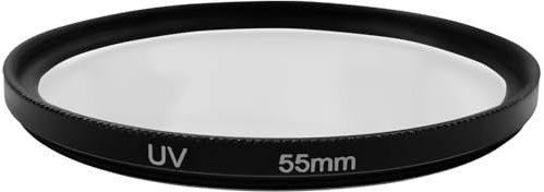 Filtre UV 55 mm, pour Sony 28-70 mm F3.5-5.6 FE OSS, E 18-135 mm f/3.5-5.6 | Pour appareil photo Sony FE 35 mm F1.8, A7 IV A7R III II Alpha 7IV A7RIII A7R IV, filtre de 55 mm