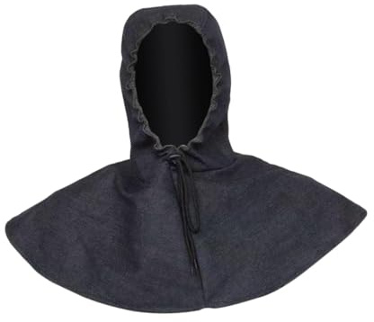 Harilla Capucha para soldar, gorra de soldador vaquera, a prueba de polvo, para hombres y mujeres, resistente al viento, protector de cabeza completo, Sin Borde