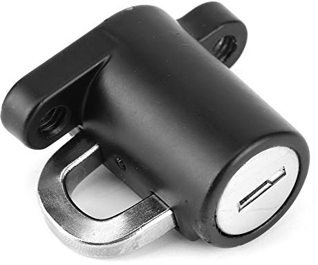 TIKATARER Blocco del Casco Motociclistico, Blocco del Casco con 2 Chiavi Kit Gancio a Gancio del del Universale Moto per Moto per per