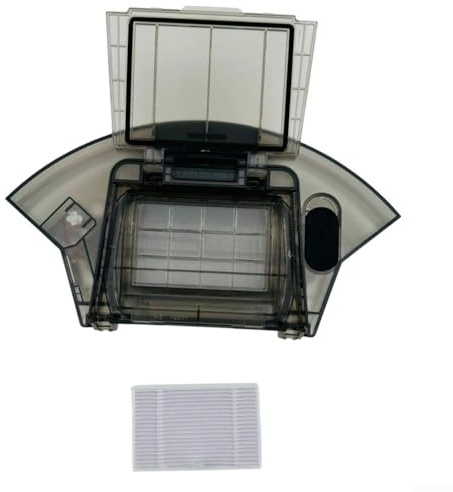 Gdfnmogo Depósito de polvo 2 en 1, accesorio de fregona para robot aspirador Tapo RV30 Plus RV20 Max, cubo de basura de gran capacidad con filtro, fácil instalación para una limpieza eficiente