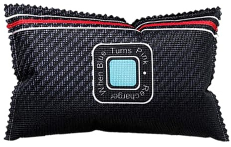 WUSJCOF Bolsa de Recambio Absorbe Humedad (1 unidad de 400g), Relleno Reutilizable Anti-Vaho, Ventanas de Coche Empañadas, Antihumedad Armarios, Deshumidificador para Moho y Condensación essiccante