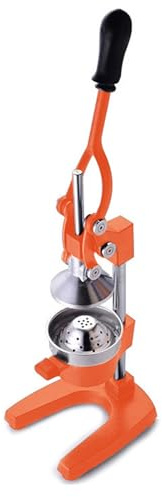 Exprimidor de cítricos de comercial, exprimidor de naranja de mano de alta resistencia, exprimidor de acero inoxidable para limón y granada en casa orange