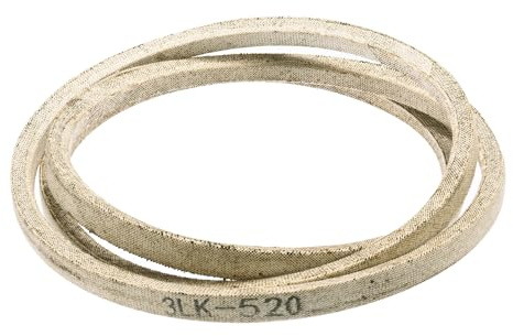 QUARKZMAN 3LK520 Cinghia Grigia, 3/8 x 52 Cinghia Per Trattorini E Giardino In Fibre Di Aramid Per Tagliaerba