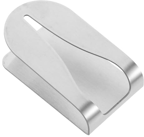 Toyvian Magnetic Kitchen Towel Hook Stainless Steel Refrigerator Magnetic Hook for Kitchen Towels and Dishcloths with Reliable Support and Easy Cleaning and Laundry Room