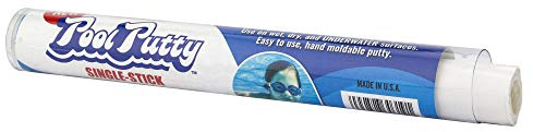 Epoxybond Pool Putty Einzelstab, 118 g, Pool- und Spa-Reparatur, einfach für jedermann zum Selbermachen, Beton, Fiberglas und einer Vielzahl von anderen Oberflächen.