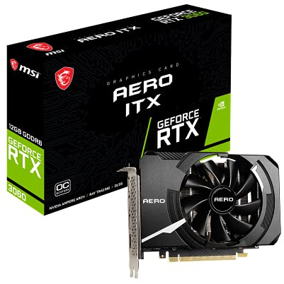 MSI GeForce RTX 3060 AERO ITX 12G OC