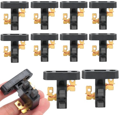 10 Portaspazzole Carbone 5-8KW Mod.188F/190F Ricambio Generatore Benzina | Spazzole Generatore Corrente Stabilizza Uscita Corrente, Compatibile Pompe Motozappe E Macchine Da Giardino