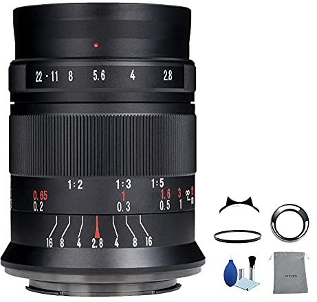 7 Artisans Objectif macro 60 mm F2.8 Mark II APS-C 1:1 Mise au point manuelle Prime fixe pour appareil photo Nikon Z