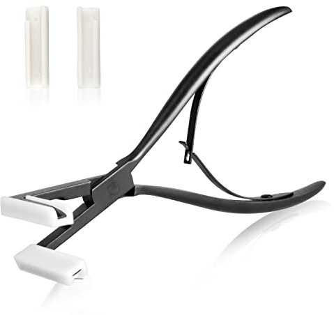 SPEEDWOX Tape In Haarverlängerungen Zange 8 Zoll Abdichtung Klemme Zange Haar Abdichtung Zange Echthaarverlängerungen Styling Tool Haarverlängerung für Salon professionelle Installation