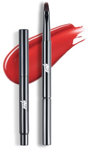 ACOSBRUOP Makeup Brushes Lip brushes Lipliner brushes Black with Cap for Lipstick Lip Golss Travel