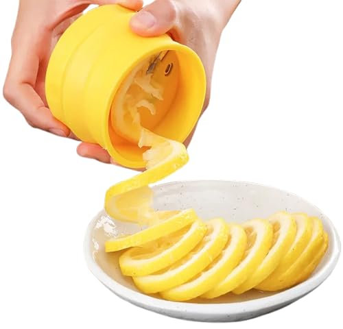 Premium Stainless Steel Spiralizer for Vegetables - Courgette Spiralizer and Zucchini Spaghetti Maker - Manual Graters & Slicers - Ideal for Vegetable and Fruit Cutting