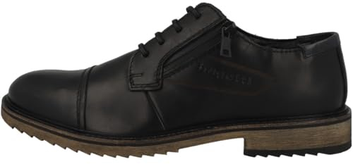 bugatti 331-auq01, Scarpe Stringate Uomo, Nero, 47 EU