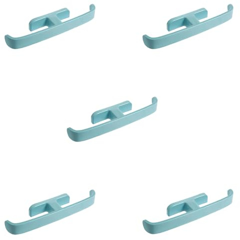 MARCBUSE 5 Pezzi Montaggio A Parete Adesivo Scarpiera Impermeabile Non Trapano Installazione Bagno Pantofola Hanger Organizzatori Parete Slipper Rack