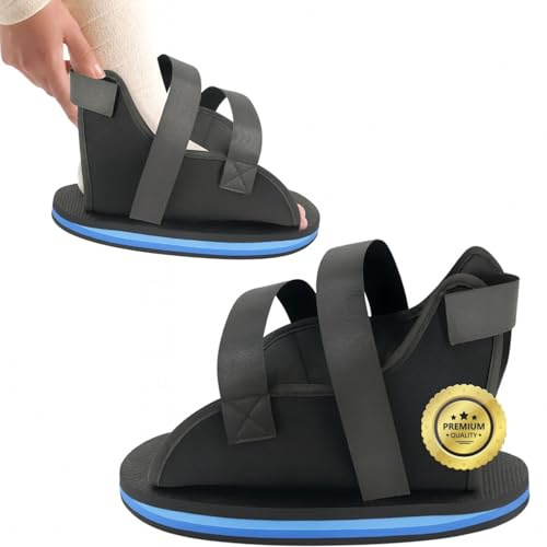 OrtoPrime Zapato Postoperatorio BILATERAL zapatos postquirúrgico 3 TALLAS Zapato Ortopédico CIRUGÍA PIE Zapatos Recuperación Calzado Postquirúrgico Rehabilitación (TALLA S (36-38))