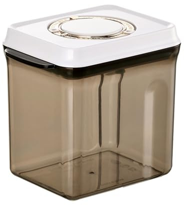 Uxreoib Versiegelter Milchpulverspender | Feuchtigkeitsbeständig | Tragbare Lebensmittelaufbewahrungsbox für Babynahrung | Lagerung von Milchpulver | 1700 ml, Weiß