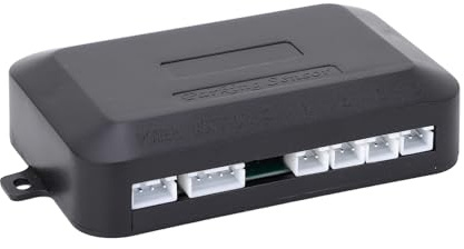 Yctze Sensore di Parcheggio Sensore di Retromarcia Backup 12V 4 Sonde Indicatore di Allarme Acustico da 20 Cm a 150 Cm Distanza di Rilevamento Sonda Autotest di Allarme con Segnale
