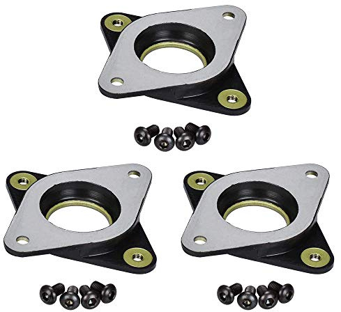 3Dman Nema 17 Stepper Motor Steel and Rubber Vibration Dampers with M3 Screw for 3D Printers (3 PCS)