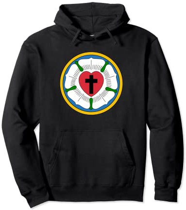 Lutheran 95 Thesen Martin Luther Rose Reformation Concords Pullover Hoodie