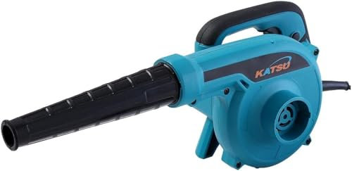 KATSU Gebläse Elektrischer Laubbläser 800W Staub-Laubbläser mit Turbo-Lüfter großes Volumen und Variabler Geschwindigkeit für BAU, Haus, Garten, Rasenpflege
