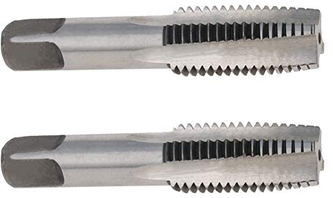Utoolmart Handgewindebohrer M20 Hochgeschwindigkeitsstahl Flöte Gewindeschneider Maschinenschraube metrisch Gewindebohrer 1 Paar